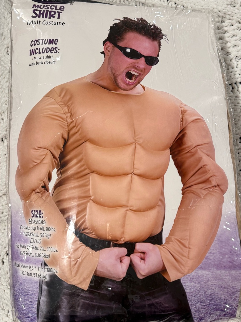 Halloween Muscle Shirt Padded Undershirt - Tan